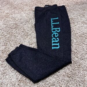 L.L.Bean Black Insect Shield Legging with Teal Logo | Women’s XL